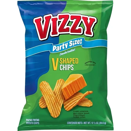 Vizzy V-Shaped Chips, Party Size