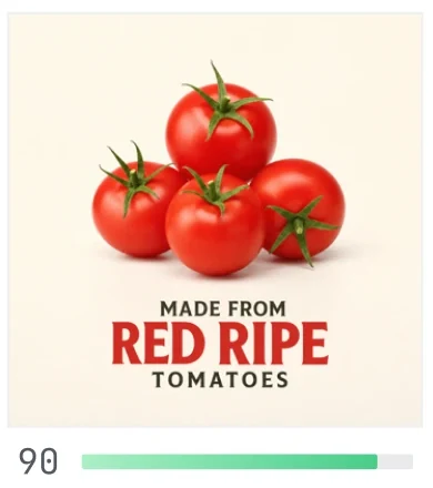 Generated asset scored 90