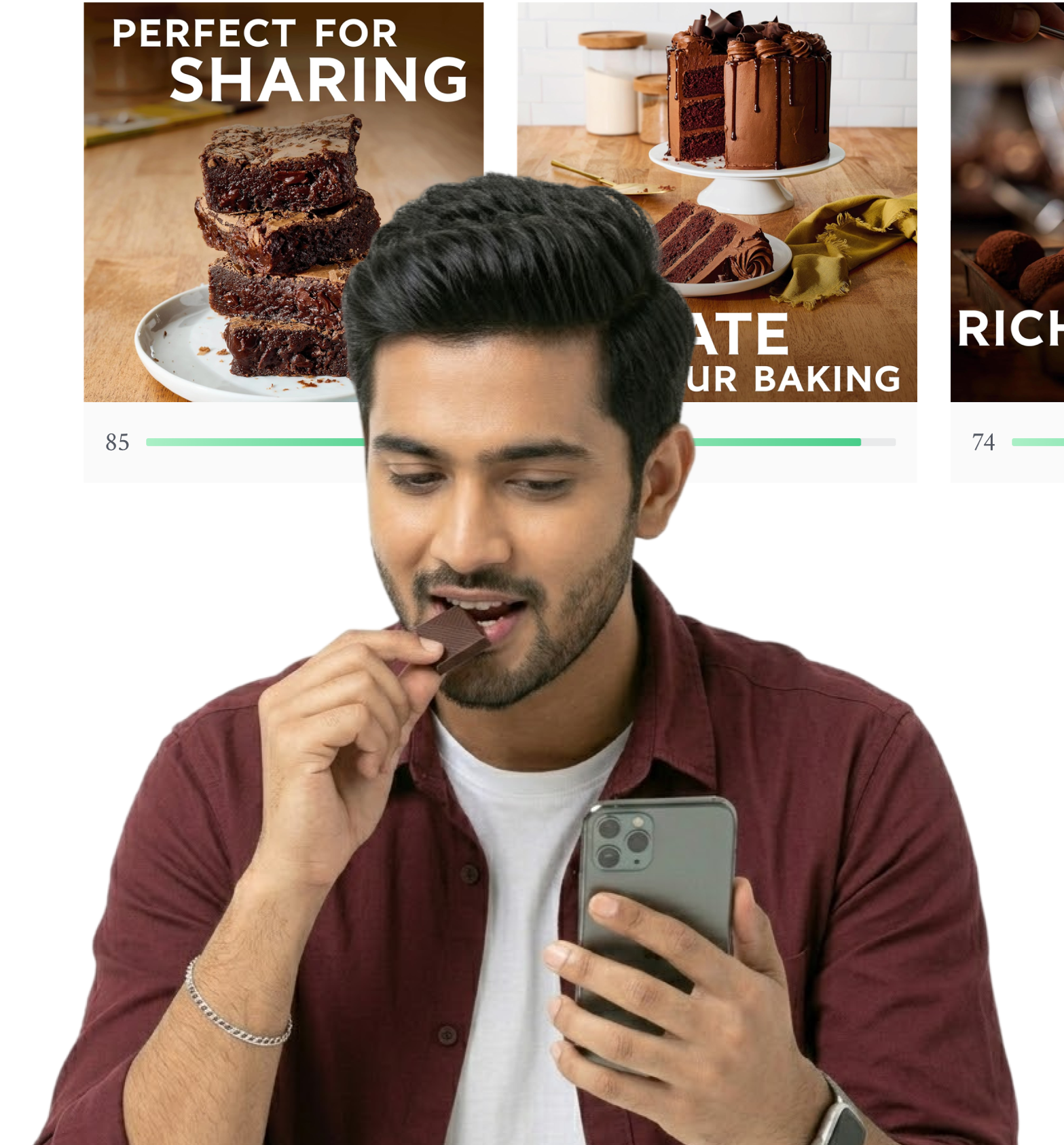 Ghirardelli imagery scored in Vizit