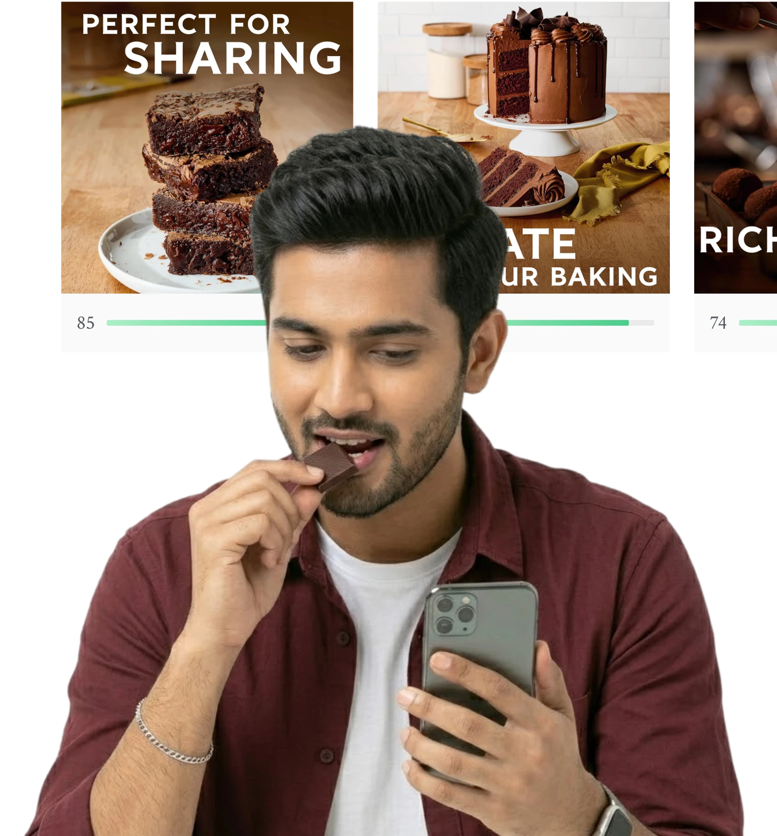 Ghirardelli imagery scored in Vizit