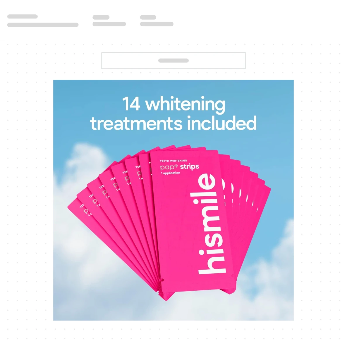 Product image in platform